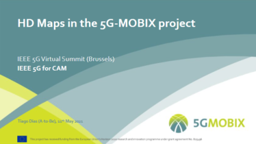 IEEE 5G for CAM Virtual Summit -HD Maps in the 5G-MOBIX project​